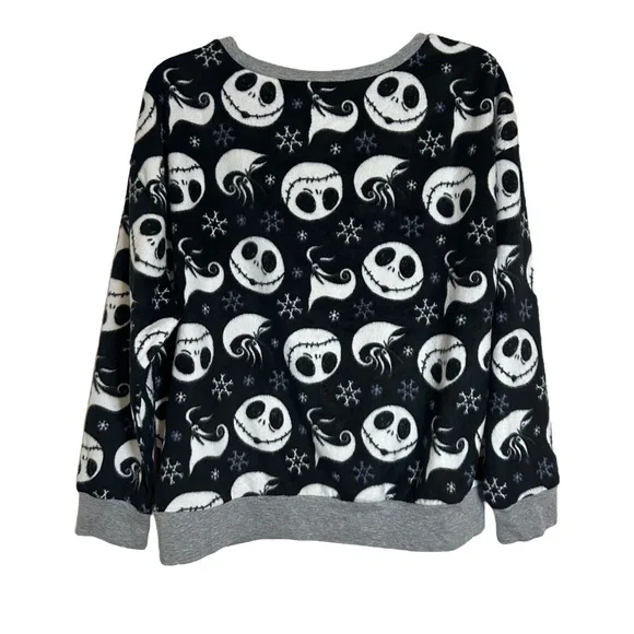 DISNEY Nightmare Before Christmas Fleece Pajama Top L - Picture 5 of 5
